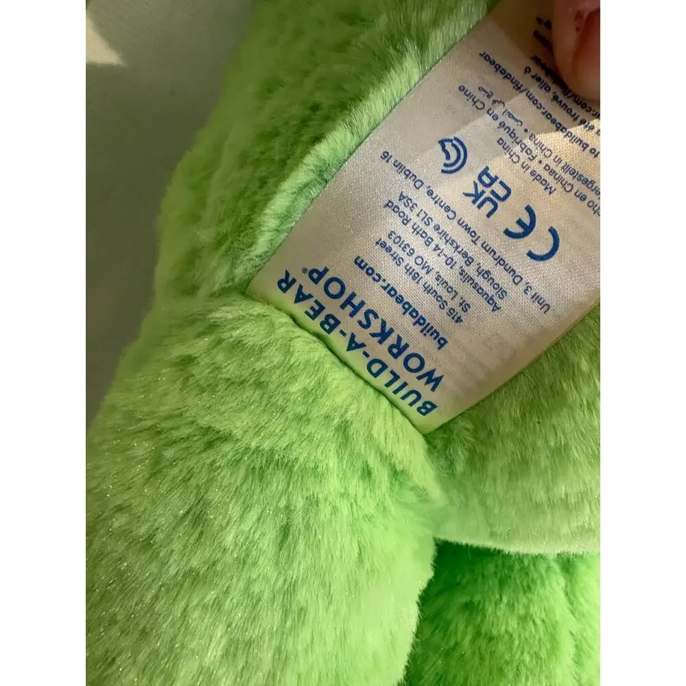 Build-A-Bear Workshop 16 inch Spring Green Frog Plush Stuffed Animal BAB